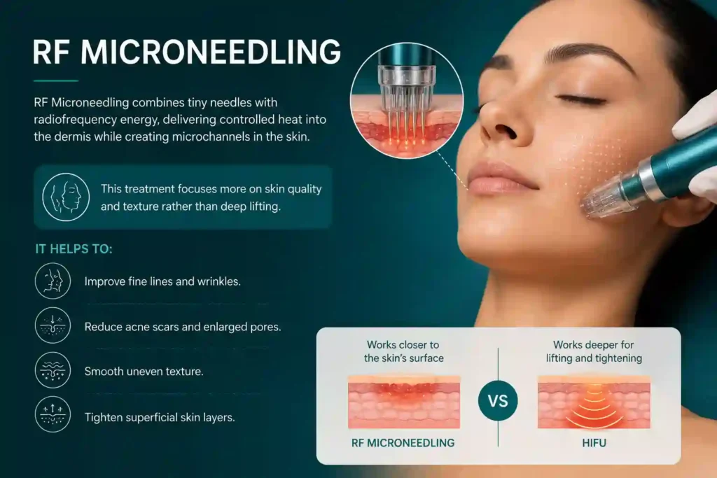 What Does RF Microneedling Do That HIFU Alone Cannot Northfield